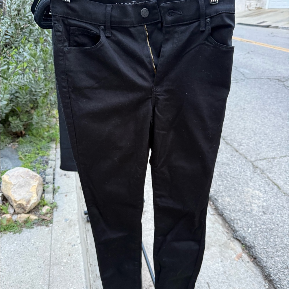 Mott & Bow high-rise skinny Black Jeans 27